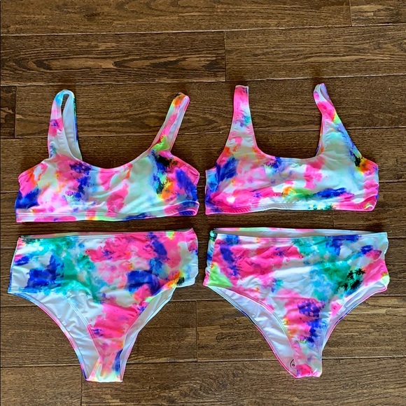 ❌CLEARANCE “The Alexis” Tie Dye High Waisted Bikini - Picture 5 of 5